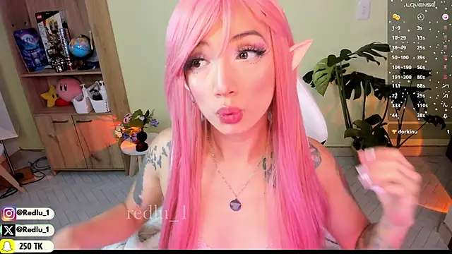 Snapshot of Redlu_1 chatting on 02-14-25, 11:42 Redlu 1 online show from 02-14-25, 11:42